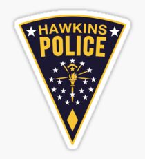 Hawkins Police Stickers | Redbubble