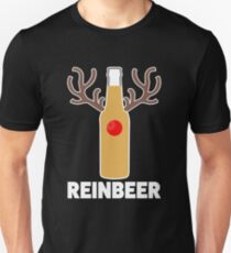 Reinbeer funny Christmas Beer Reindeer Shirt Unisex T-Shirt