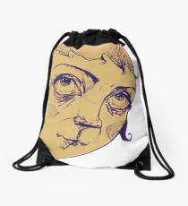 Funny Face Drawstring Bag