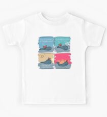 Cat and Whale Kids Tee