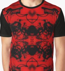 Mirrored Water Black and Red 2 Graphic T-Shirt