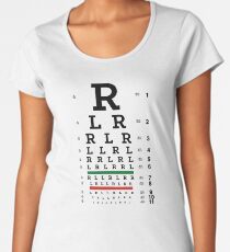 Drummers Eye Chart Women's Premium T-Shirt