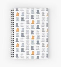 Nine cute kittens Spiral Notebook