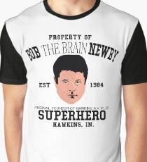 Stranger things 2 - Bob The Brain Newby - Super hero Graphic T-Shirt