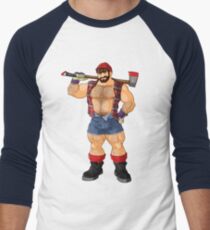 ADAM LIKES LUMBERJACKS Men's Baseball ¾ T-Shirt