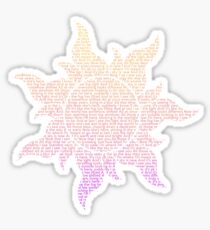 Tangled Sun - At Last I See the Light Sticker