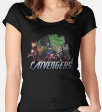Die Catvenners Tailliertes Rundhals-Shirt
