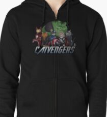 Sudadera con capucha y cremallera Los Catvengers