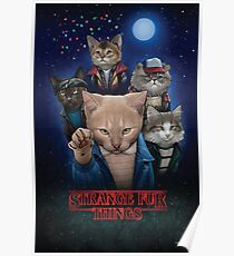 Strange Fur Things Poster