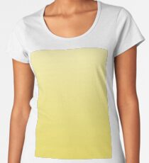 Bright Meadowlark yellow ombre Women's Premium T-Shirt