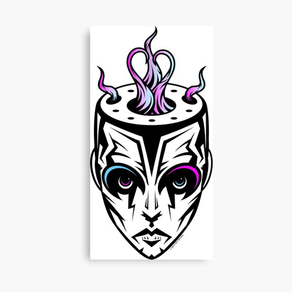 Burn - synthwave remix Canvas Print