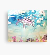 Under water life Canvas Print
