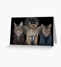 Supurrnatural Greeting Card