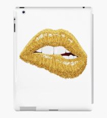 goldener Mund, Mund iPad-Hülle & Skin