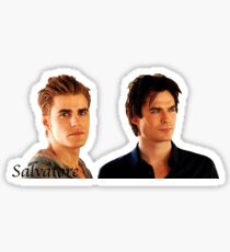 Damon and Stefan Salvatore Sticker
