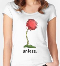 unless. Women's Fitted Scoop T-Shirt