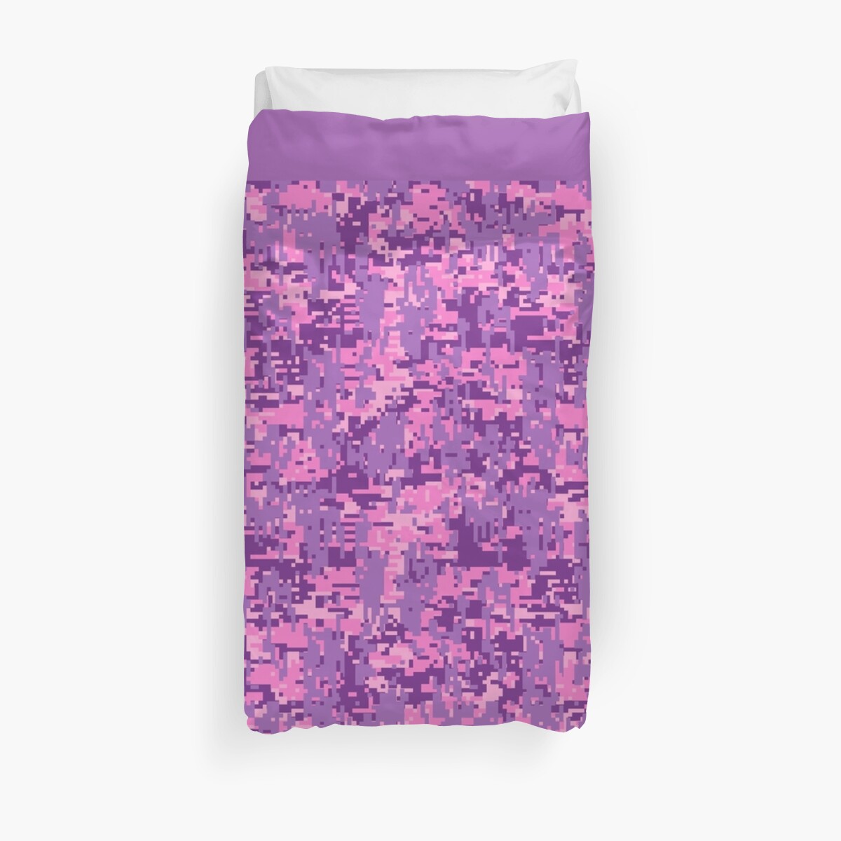 "Pink Digital Camo" Duvet Covers by Garaga | Redbubble