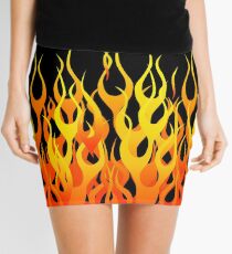 Racing Flames Mini Skirt