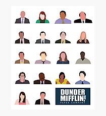 Lámina fotográfica Dunder Mifflin Rolecall!