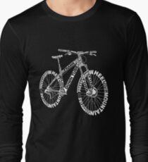 Bicycle Amazing Anatomy Mountain Bike Long Sleeve T-Shirt