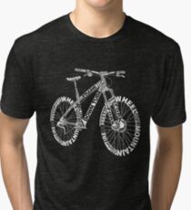 Bicycle Amazing Anatomy Mountain Bike Tri-blend T-Shirt