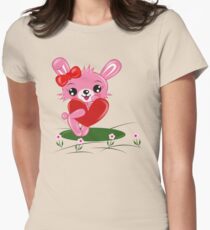Bunny Love Women's Fitted T-Shirt