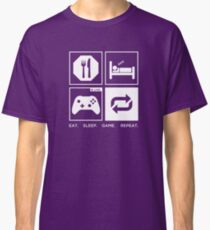Eat. Sleep. Game. Repeat. Classic T-Shirt
