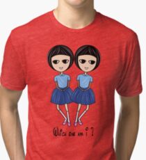 Which one am I ? Tri-blend T-Shirt