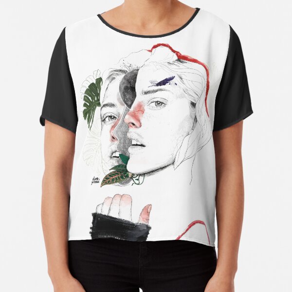 CELLULAR DIVISION II by elena garnu Chiffon Top