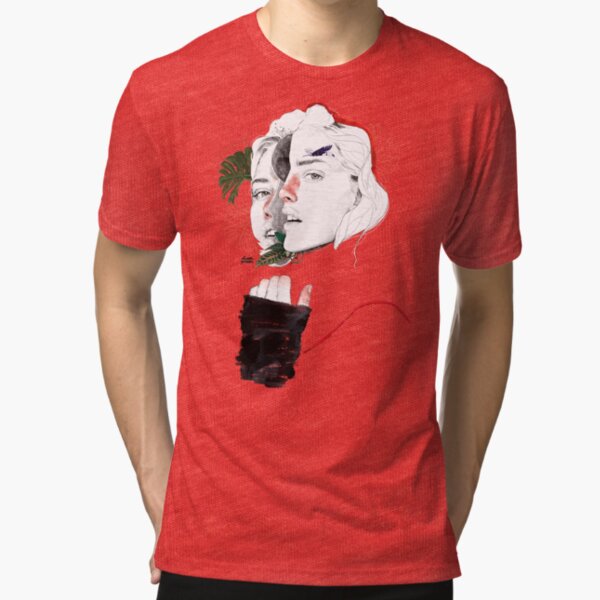 CELLULAR DIVISION II by elena garnu Tri-blend T-Shirt