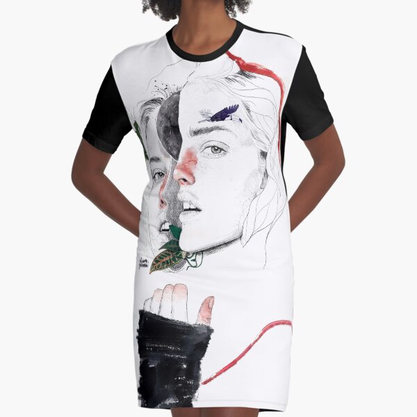 CELLULAR DIVISION II by elena garnu Graphic T-Shirt Dress