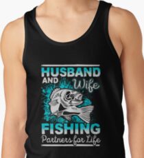 Husband And Wife Fishing Partners For Life Tank Top