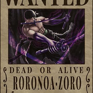 Roronoa Zoro Poster for Sale by AaronWeedo
