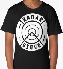 RADAR RADIO BACK PRINT / WHITE - GRIME Long T-Shirt