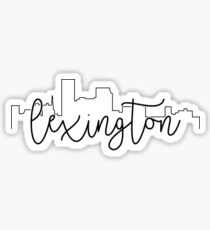cityscape outline - lexington Sticker