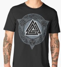VALKNUT. ICE FLAME. Men's Premium T-Shirt