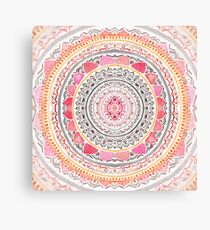 Lienzo Pastel Bohemian Mandala