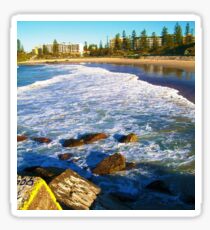 Port Macquarie Lookout over the sea. Sticker