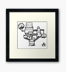 Architecture Building Stack Framed Print
