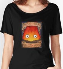 Studio Ghilbi Illustration: CALCIFER #3 Women's Relaxed Fit T-Shirt