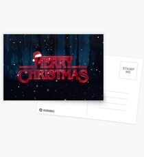 Stranger Things - Merry Christmas Postcards