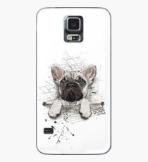 Funda/vinilo para Samsung Galaxy Frenchie Blue Eyes