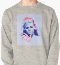 Pink to Blue Pullover