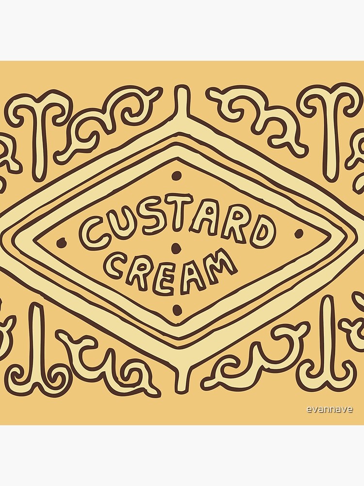Custard Cream British Biscuit by evannave