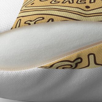 Alternate view of Custard Cream British Biscuit Throw Pillow