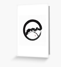Tree Enso Greeting Card