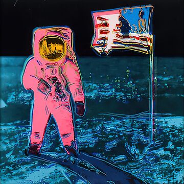 Moonwalk Astronaut | Andy Warhol | Art Board Print