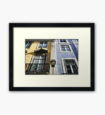 Double facade in Lisbon Framed Print