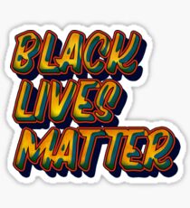 Retro Black Lives Matter Sticker
