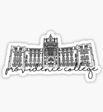 Providence College Harkins Hall Sticker